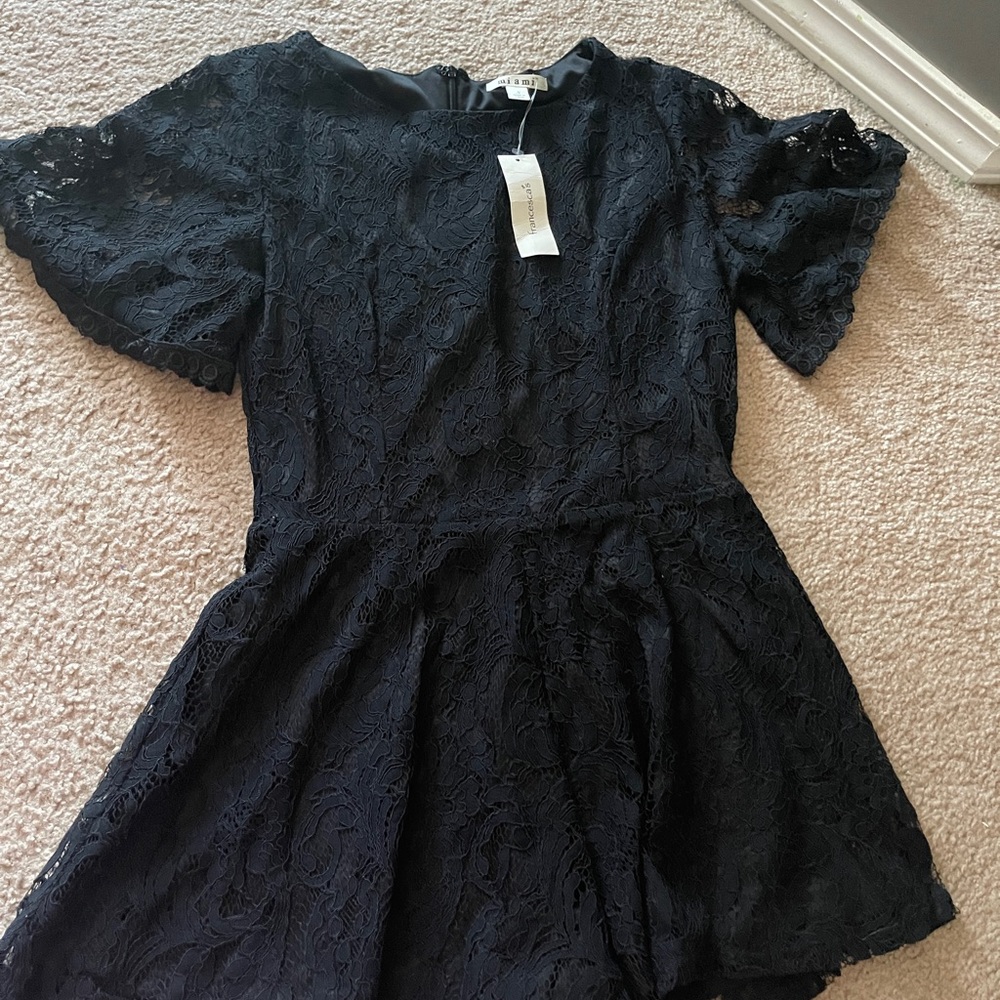NWT Miami Francesca’s Lace Romper
